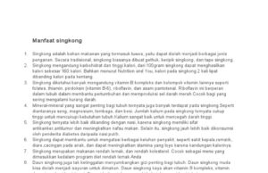 Khasiat dan Manfaat Aci Singkong untuk Pangan dan Kesehatan