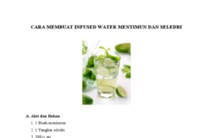 Infused Water Lemon Mentimun: Minuman Segar Bikin Tubuh Sehat dan Bugar