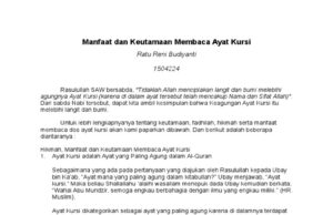 Khasiat dan Manfaat 1000 Ayat Kursi dalam Kehidupan Sehari-Hari